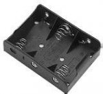 3 "D" Battery Holder (Solder Lug)