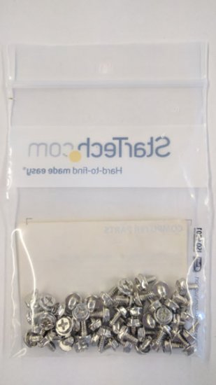 Replacement PC Mounting Screws #6-32 x 1/4in Long Standoff 50Pk
