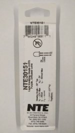 3mm UV/Purple LED 50mcd (5Pk) White Diffused Lens