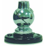 Hustler C-32 2" Ball Mount, 3/8x24 Thread, Chrome