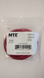 40Ft 18Awg Red Stranded Automotive Hook Up Wire