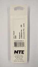 0.8 Amp (2AG) 4.5x15mm Fuse (5Pk) Slow Blow