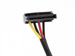 12" 4pin MOLEX Male to (2) 15pin SATA II Female Power Cable