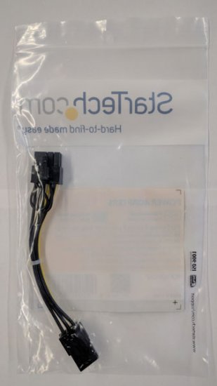 PCI Express 6 pin to 8 pin Power Adapter Cable