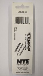 NTE435K30 Socket for 30-Pin DIP Pkg .070" Lead Spacing (2Pk)