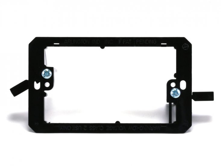 1-Gang Low Voltage Mounting Bracket (Black)