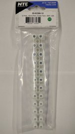 12-Pole 30Amp 300V Euro Terminal Block 15mm Pitch 12-10Awg