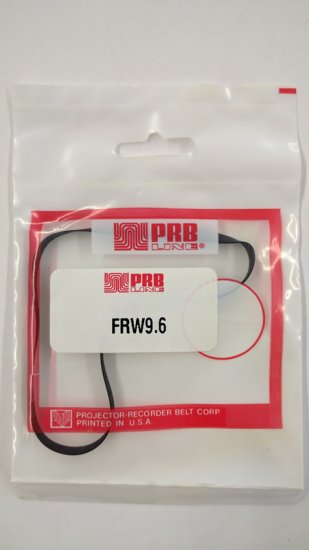 FRW9.6 Flat Rubber Belt 9.6\" IC, .2\" CS, .02\" Wall Thickness