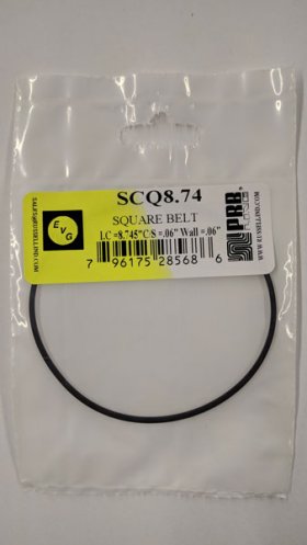 SCQ8.74 Square Belt 8.745" IC, .06" CS, .06" Wall Thickness