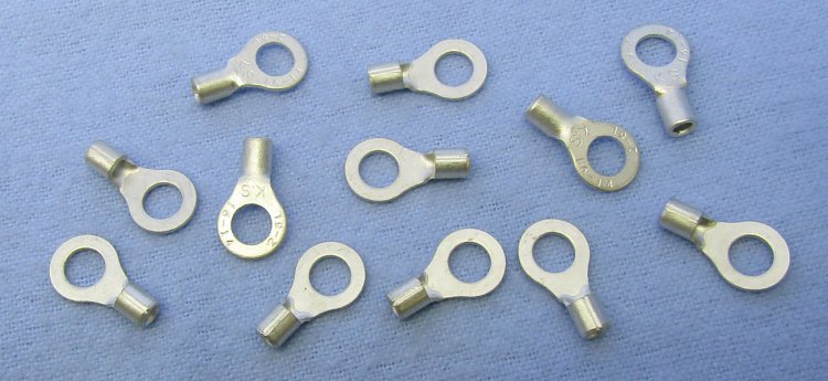 Ring Terminal Non-Insulated 16-14Awg #10 Stud (12Pk)