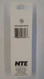 22uf 160V Axial Lead Electrolytic Capacitor