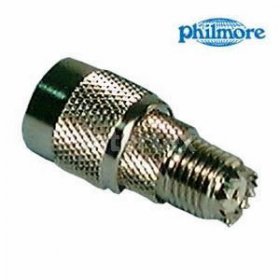 Mini-UHF Jack to TNC Plug Adapter