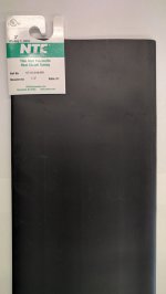 3" Black 48" Thin Wall 2:1 Polyolefin Heat Shrink Tubing