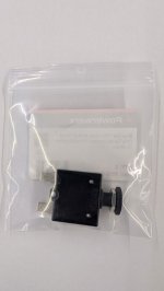 15A Push Button Reset Only Quick Connect Circuit Breaker