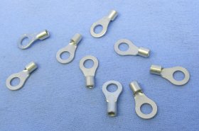 Ring Terminal Non-Insulated 12-10Awg 1/4" Stud (6Pk)