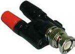 BNC Plug to Dual Red/Black Banana Jack/Binding Posts