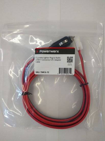 Cigarette Lighter Plug to Radio OEM-T Connector 6Ft Cable