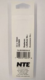 0.5 Amp Micro Cartridge Fuse (5Pk) Slow Blow 3.6x10mm