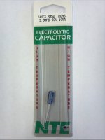 3.3uf 50V 105°C Radial Lead Electrolytic Capacitor