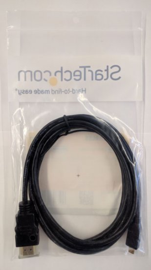 6 ft High Speed HDMI Cable with Ethernet HDMI to HDMI Micro M/M