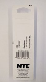 2.5 Amp Micro Cartridge Fuse (5Pk) Fast Acting 3.6x10mm