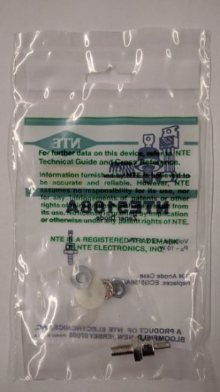 NTE5188A Zener Diode 12.0V 10W, DO-4 Anode Case