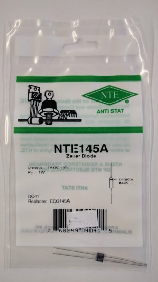 NTE145A Zener Diode (2Pk) 15V 1Watt