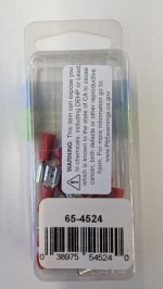 Quick Connect Female Insulated 22-18Awg 0.187" (15Pk) Red Vinyl