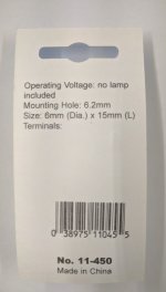 3mm Chrome LED Holder (2Pk)