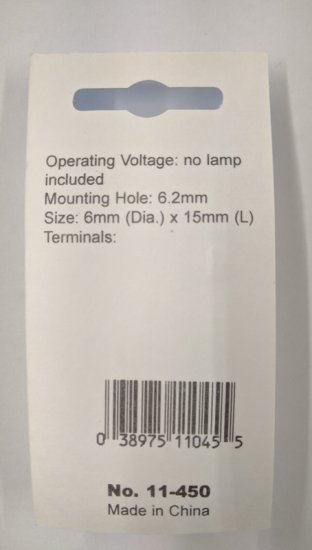 3mm Chrome LED Holder (2Pk)