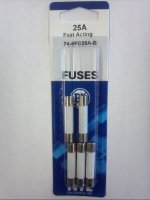25 Amp (3AB) Ceramic Fuse (5Pk) Fast Acting 6x30mm