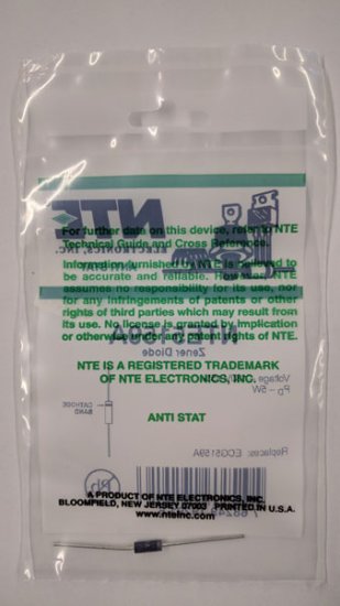 NTE5159A Zener Diode 130.0V 5W Axial Leaded