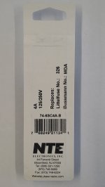 4 Amp (MDA) Ceramic Fuse (5Pk) Slow Blow 6x30mm