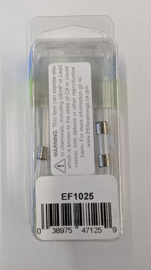 2.5 Amp (GMA) Glass Fuse (5Pk) Fast Acting 5x20mm