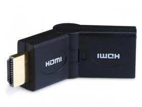 HDMI® Port Saver Adapter (Male to Female) - Swiveling Type