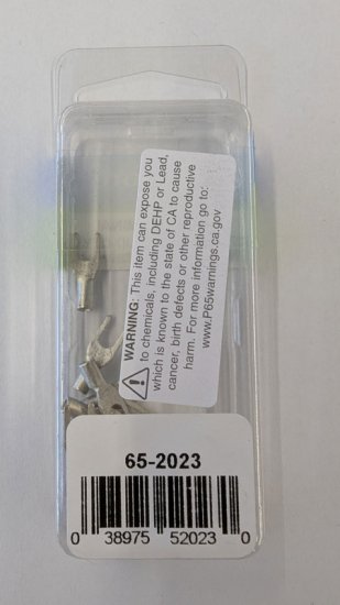 Fork/Spade Non-Insulated 22-18Awg #4 Stud (10Pk)