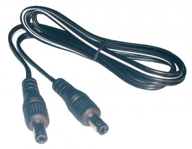 6Ft DC Power Cable 2.1x5.5mm Male-Male Cable