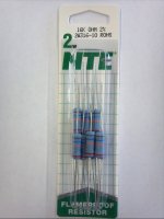 16K Ohm 2 Watt Metal Oxide Film Resistor (10Pk) 2% Tolerance