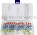 120 Piece Heat Shrink Solder Sleeve Assortment Box by Powerwerx