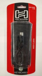 1Ft MIDI Cable, 5-Pin DIN to Same