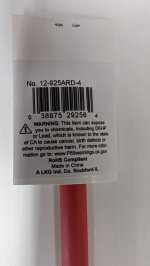3/8" Red 48" Dual Wall 3:1 Polyolefin Heat Shrink w/Adhesive