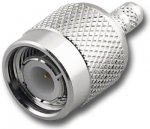 TNC Plug 3-Piece Crimp RG-223 (RG58A/U)