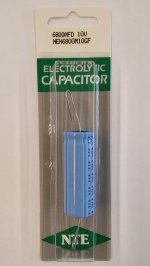 6,800uf 10V Axial Lead Electrolytic Capacitor