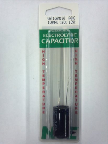 100uf 160V 105°C Radial Lead Electrolytic Capacitor