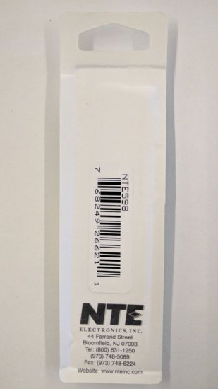 NTE598 Si Rectifier, Ultra Fast, 600V, 8A, 50NS