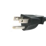 10Ft 18Awg Standard Laptop Power Cord NEMA 5-15P to C5 Mouse Ear