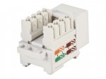 Cat5E Punch Down Keystone Jack - White