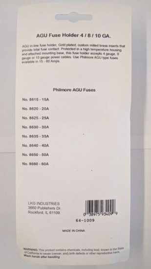 AGU (5AG) Fuse Holder
