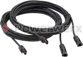 MC4 Solar Extension Cable Pair, 10 Gauge, 25 Feet