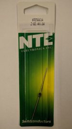 NTE5061A Zener Diode 2.4V 1W, DO-41/DO-15
